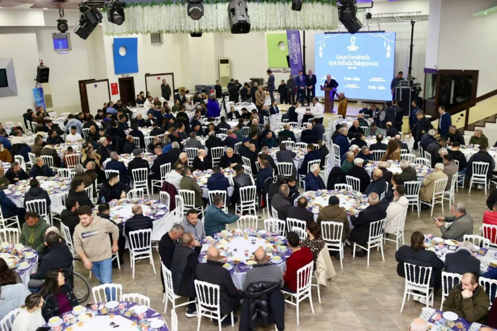 BAŞKAN GÜLER, SANAYİ ESNAFI İLE İFTARDA BULUŞTU