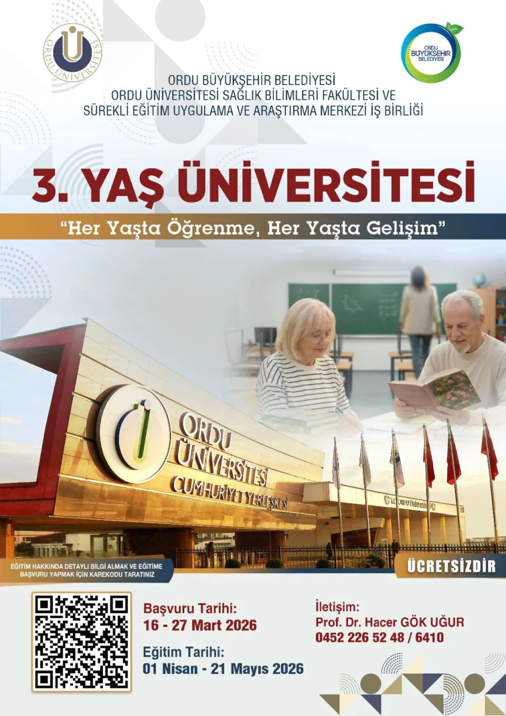 “3. YAŞ ÜNİVERSİTESİ” BAŞLIYOR