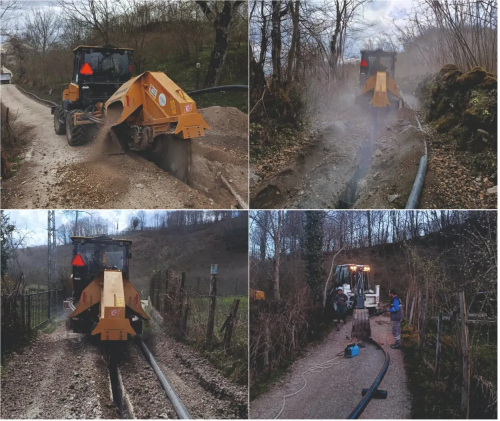 ORDU’DA İÇME SUYU YATIRIMLARI SÜRÜYOR: KUMRU’DA HAT YENİLENİYOR.