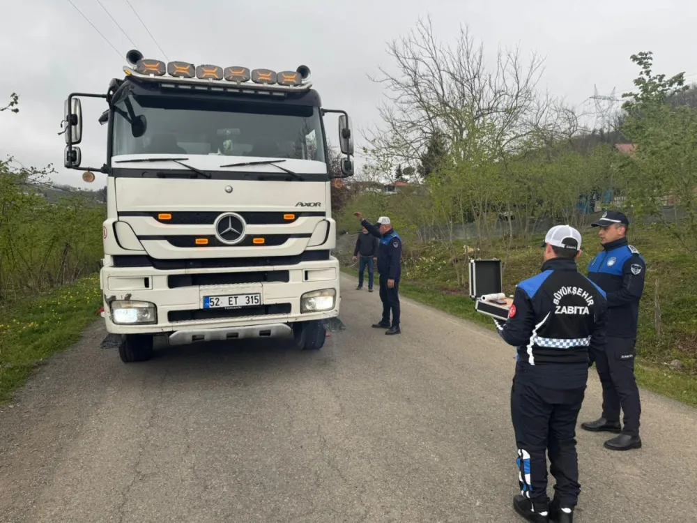 AĞIR TONAJLI ARAÇLARA YÖNELİK DENETİMLER ARTIRILDI