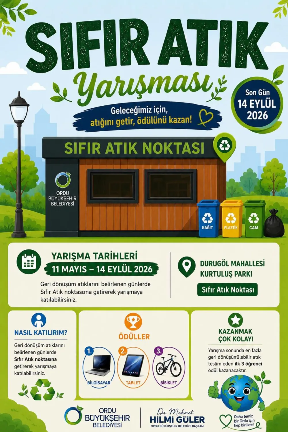 ORDU’DA “SIFIR ATIK YARIŞMASI” BAŞLADI