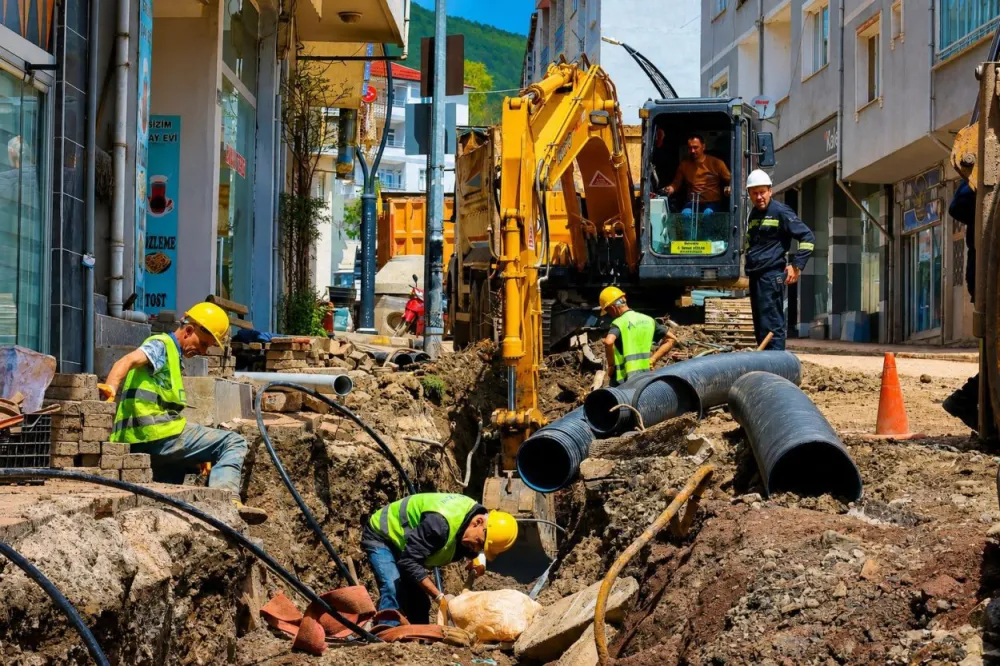 AYBASTI’DA TARİHİ ALTYAPI YATIRIMINDA SONA YAKLAŞILDI