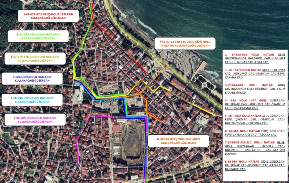ALTINORDU HÜKÜMET CADDESİ YENİDEN TRAFİĞE AÇILDI