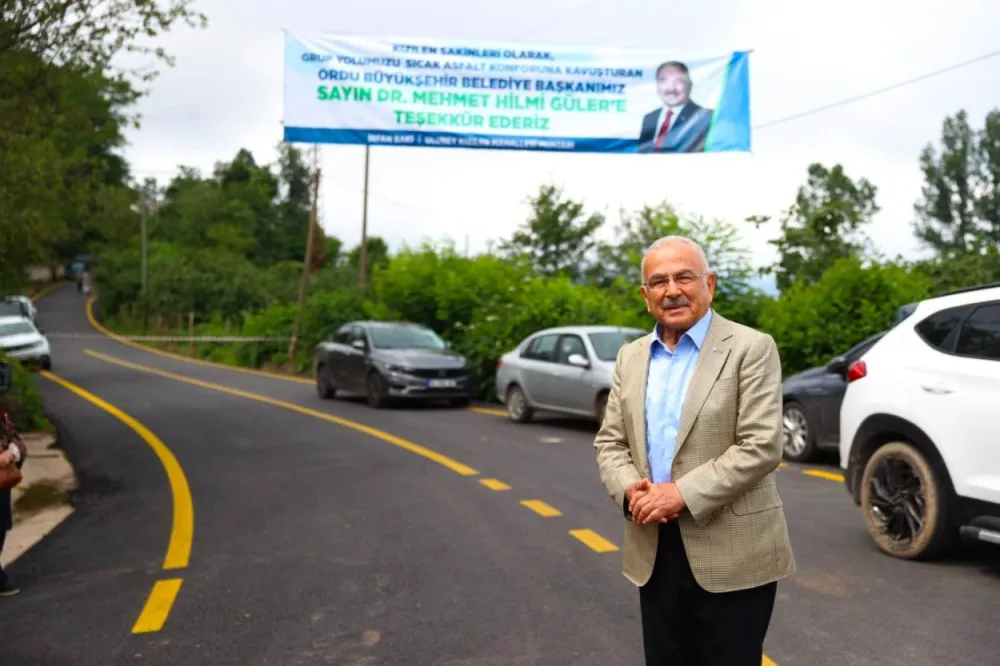 BAŞKAN GÜLER ULUBEY’DE 5 KM’LİK YOLUN AÇILIŞINI YAPTI