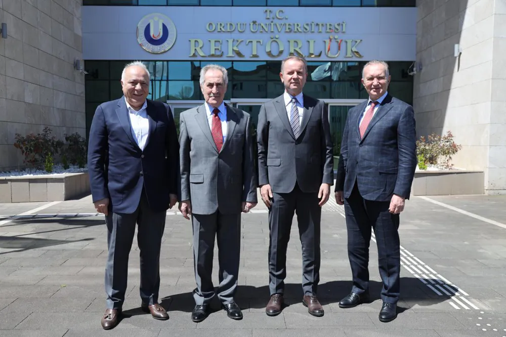 Ertuğrul Günay ve Onur Çetinceviz’den Rektör Prof. Dr. Orhan Baş’a Ziyaret