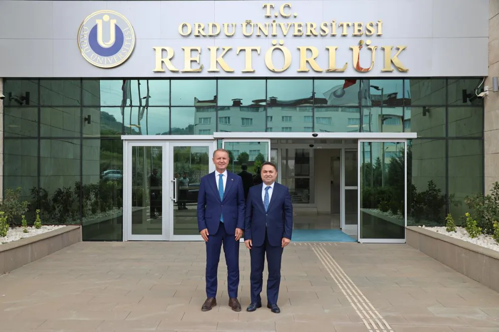 Alanya Alaaddin Keykubat Üniversitesi Rektörü Türkdoğan’dan Rektör Baş’a Ziyaret