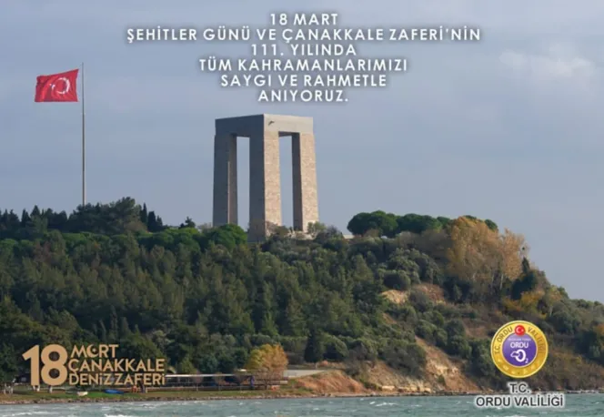 Şehitler Günü ve Çanakkale Zaferi’nin 111. Yıl Dönümü Törenlerle Anılacak