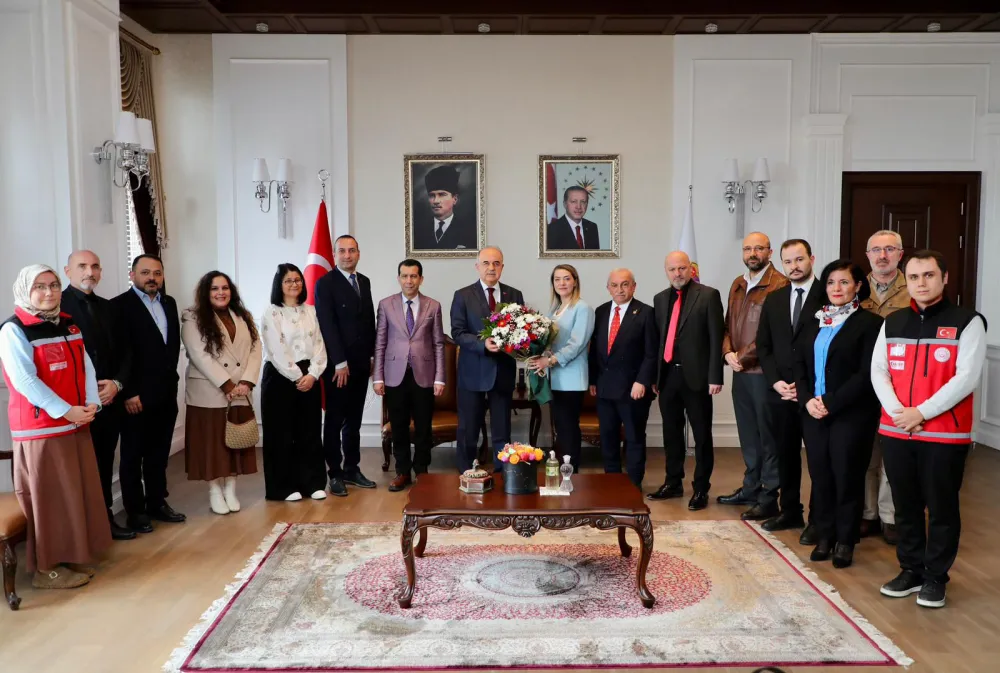 Otizm Teknik Kurulu Üyeleri, Vali Erol’u Ziyaret Etti