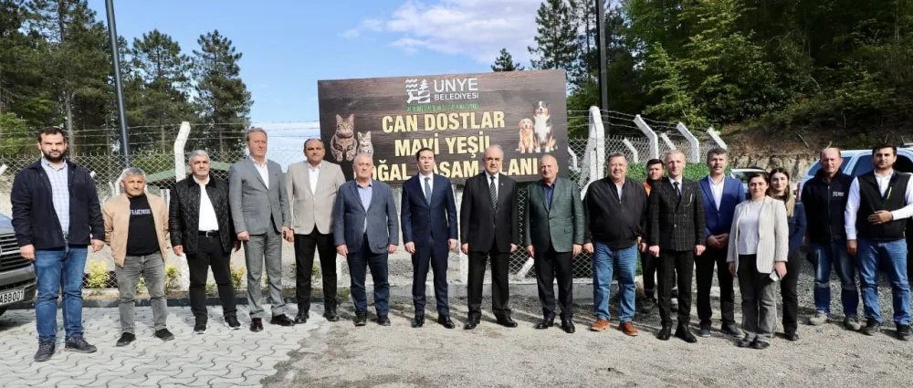 Vali Erol, Ünye Sahipsiz Sokak Hayvanları Barınağı ve Rehabilitasyon Merkezini İnceledi