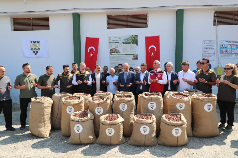 Vali Erol, TMO Fındık Alım Merkezi’ni Ziyaret Etti